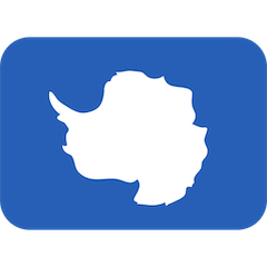 Flagge der Antarktis Emoji Twitter