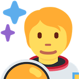 astronaut Emoji twitter