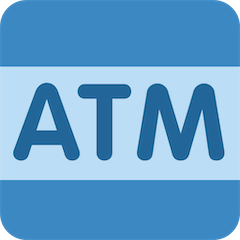 ATM Sign Emoji on Twitter