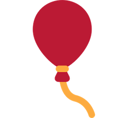 Luftballon Emoji Twitter