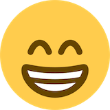 beaming-face-with-smiling-eyes Emoji twitter