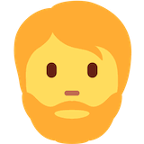 bearded-person Emoji twitter