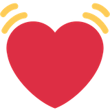 beating-heart Emoji twitter