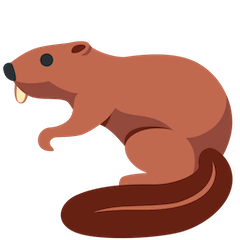 Beaver Emoji on Twitter