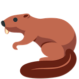 beaver Emoji twitter