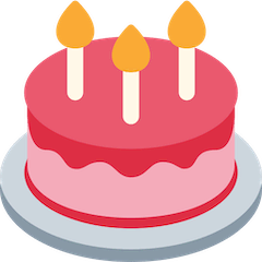 🎂 Pastel de cumpleaños Emoji en Twitter