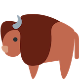 bison Emoji twitter