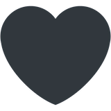 black-heart Emoji twitter