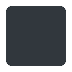 Mittelgroßes schwarzes Quadrat Emoji Twitter