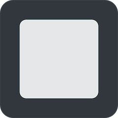 🔲 Black Square Button Emoji on Twitter