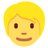 blond-haired-person Emoji twitter