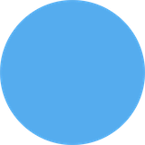 blue-circle Emoji twitter