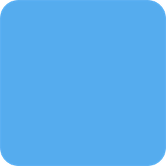 Quadrato blu Emoji Twitter