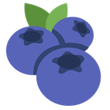 blueberries Emoji twitter