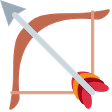 bow-and-arrow Emoji twitter