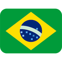 Drapeau du Brésil Émoji Twitter