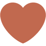 brown-heart Emoji twitter