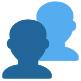 busts-in-silhouette Emoji twitter