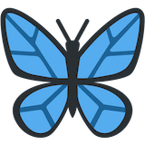 butterfly Emoji twitter