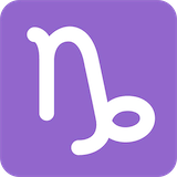 capricorn Emoji twitter