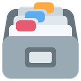 card-file-box Emoji twitter