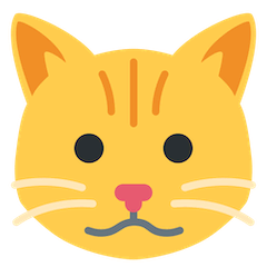 Muso di gatto Emoji Twitter