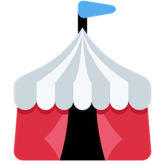 Circus Tent Emoji on Twitter