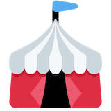 circus-tent Emoji twitter