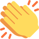 clapping-hands Emoji twitter