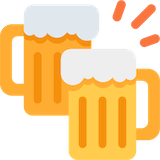 clinking-beer-mugs Emoji twitter