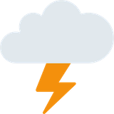 cloud-with-lightning Emoji twitter