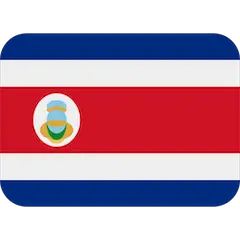Drapeau du Costa Rica Émoji Twitter