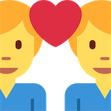 couple-with-heart-man-man Emoji twitter