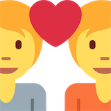 couple-with-heart Emoji twitter
