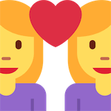 couple-with-heart-woman-woman Emoji twitter