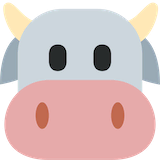cow-face Emoji twitter