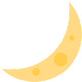 crescent-moon Emoji twitter