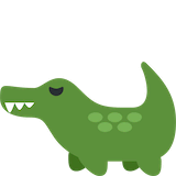 crocodile Emoji twitter