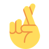crossed-fingers Emoji twitter