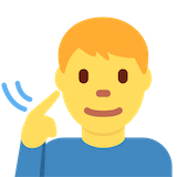 deaf-man Emoji twitter