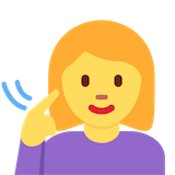 deaf-woman Emoji twitter