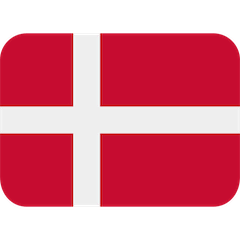 Flagge von Dänemark Emoji Twitter