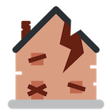 derelict-house Emoji twitter