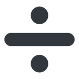 divide Emoji twitter