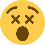 dizzy-face Emoji twitter