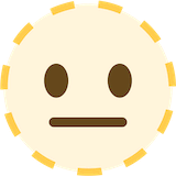 dotted-line-face Emoji twitter