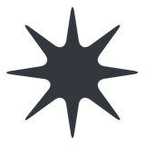 eight-pointed-star Emoji twitter