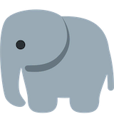 elephant Emoji twitter