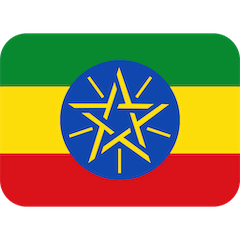 Flagge von Äthiopien Emoji Twitter