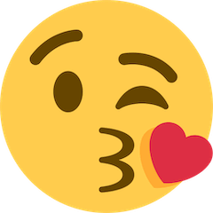 😘 Faccina che manda un bacio Emoji su Twitter